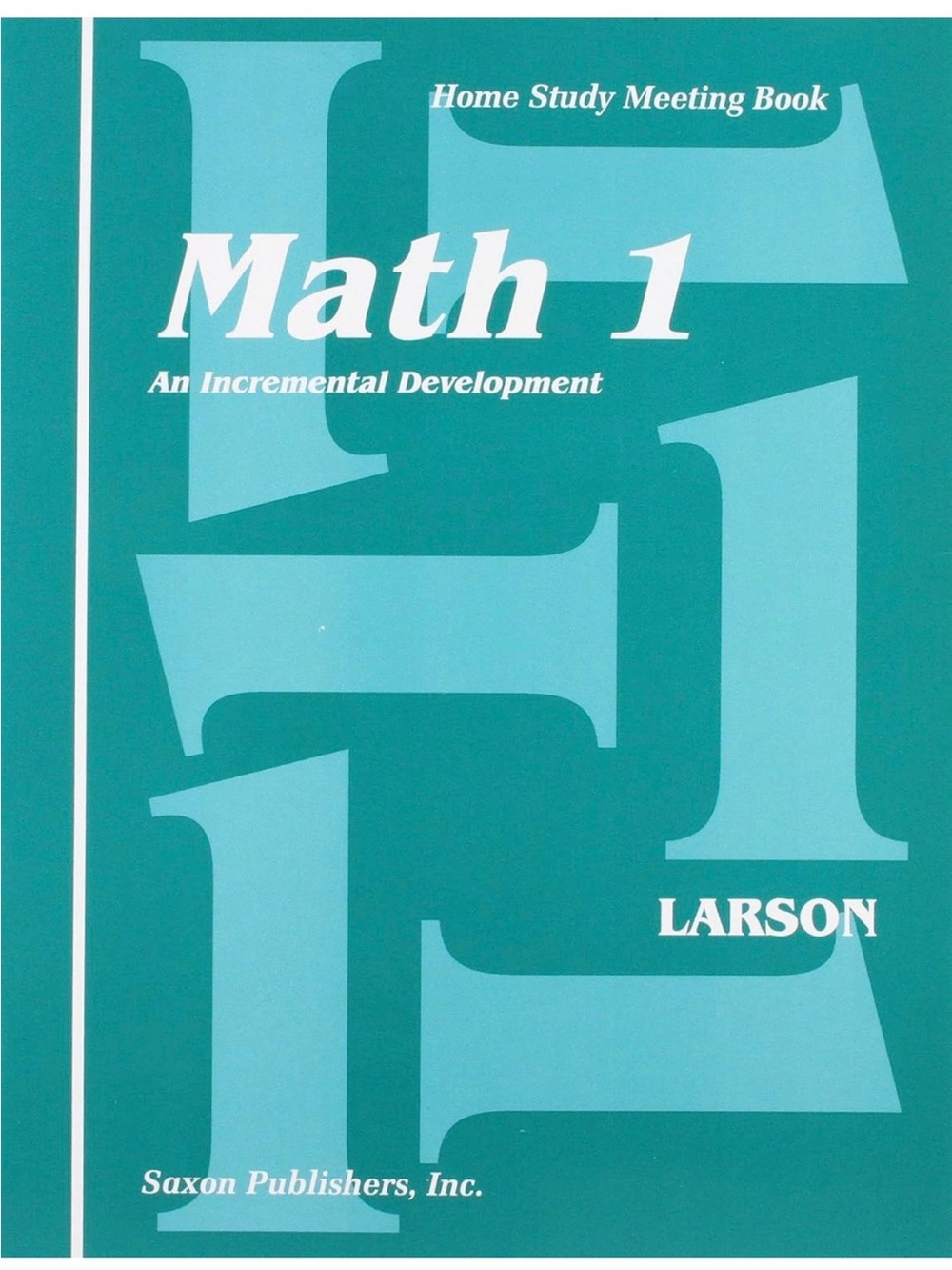 Math 1 Home Study Meeting Book - Teal